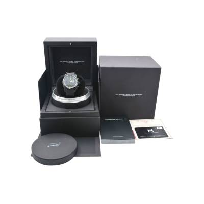 PORSCHE DESIGN CHRONOGRAPH 42 FLYBACK ACID GREEN SPECIAL EDITION SERIES 1 TITANIUM FULL SET 2022 REF: 6013.6.05.005.08.2