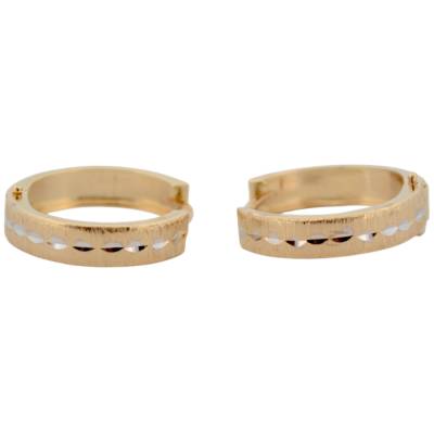 CERCEI ROTUNZI DIN AUR GALBEN 14K_129505