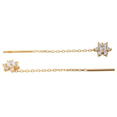 CERCEI LUNGI DIN AUR GALBEN 14K_129464