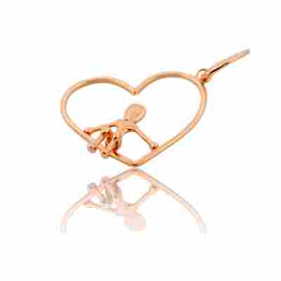 PANDANT IN FORMA DE INIMA DIN AUR ROZ 14K_129447