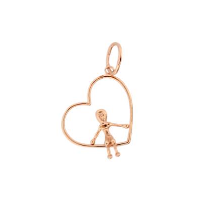 PANDANT IN FORMA DE INIMA DIN AUR ROZ 14K_129447