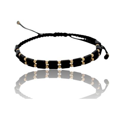 BRATARA PE SNUR CU AUR GALBEN 14K_129564