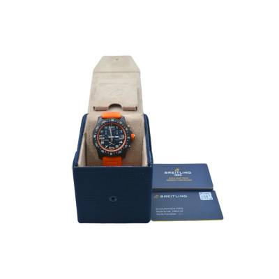 BREITLING ENDURANCE PRO CHRONOGRAPH 44 ORANGE QUARTZ FULL SET REF: X82310A51B1S1