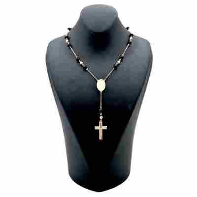 LANT SI PANDANT IN FORMA DE CRUCE DIN AUR GALBEN 14K_129759