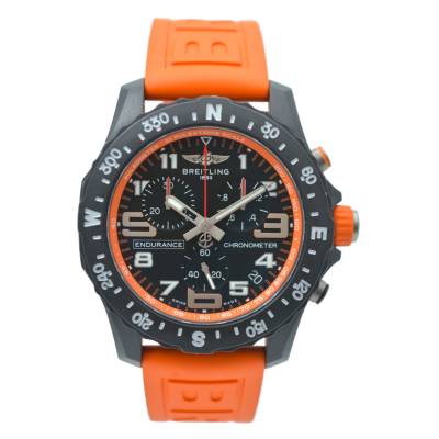 BREITLING ENDURANCE PRO CHRONOGRAPH 44 ORANGE QUARTZ FULL SET REF: X82310A51B1S1
