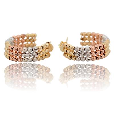 CERCEI ROTUNZI CU SURUB DIN AUR 14K_129629