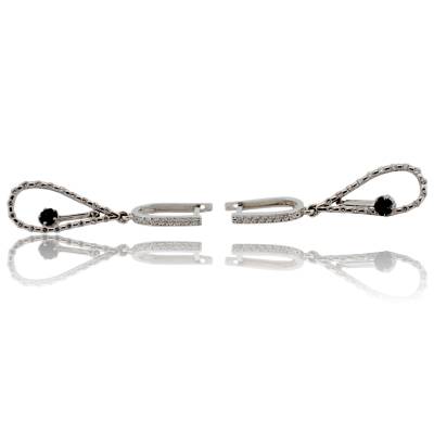 CERCEI LUNGI DIN AUR ALB 14K_129586