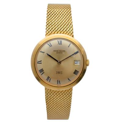 PATEK PHILIPPE CALATRAVA 35MM YELLOW GOLD CHAMPAGNE VINTAGE 1969 REF: 3565/1