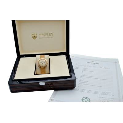 PATEK PHILIPPE CALATRAVA 35MM YELLOW GOLD CHAMPAGNE VINTAGE 1969 REF: 3565/1