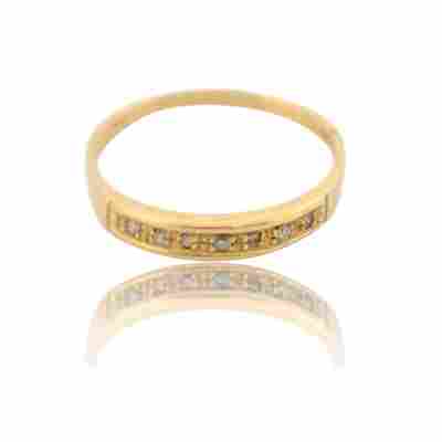 INEL AUR GALBEN 18K CU DIAMANTE_129426