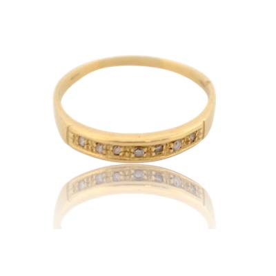 INEL AUR GALBEN 18K CU DIAMANTE_129426