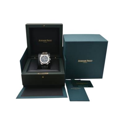 AUDEMARS PIGUET ROYAL OAK CHRONOGRAPH 41 AUTOMATIC GREEN DIAL FULL SET NEW 2023 REF: 26240ST.OO.1320ST.08