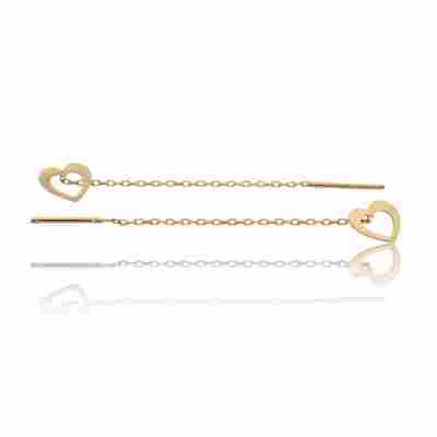 CERCEI LUNGI DIN AUR GALBEN 14K_129827
