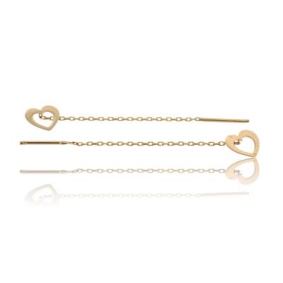 CERCEI LUNGI DIN AUR GALBEN 14K_129827