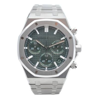 AUDEMARS PIGUET ROYAL OAK CHRONOGRAPH 41 AUTOMATIC GREEN DIAL FULL SET NEW 2023 REF: 26240ST.OO.1320ST.08