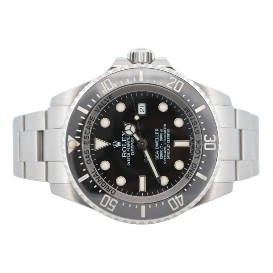 ROLEX SEA-DWELLER DEEPSEA 44 OYSTER STEEL BLACK DIAL CERAMIC 2010 REF: 116660