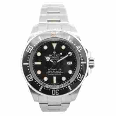 ROLEX SEA-DWELLER DEEPSEA 44 OYSTER STEEL BLACK DIAL CERAMIC 2010 REF: 116660