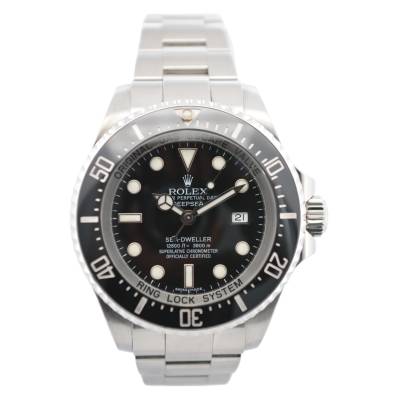 ROLEX SEA-DWELLER DEEPSEA 44 OYSTER STEEL BLACK DIAL CERAMIC 2010 REF: 116660