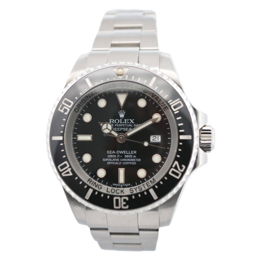 ROLEX SEA-DWELLER DEEPSEA 44 OYSTER STEEL BLACK DIAL CERAMIC 2010 REF: 116660