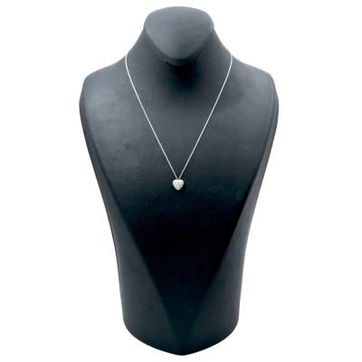 LANT SI PANDANT CARTIER DIN AUR ALB 18K CU DIAMANTE NATURALE