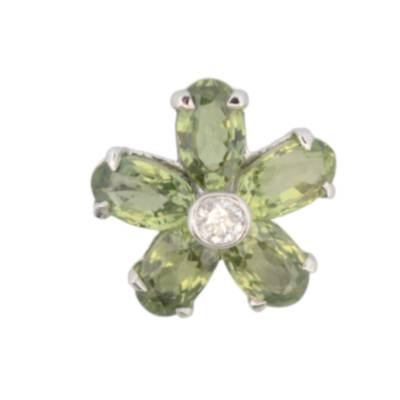 PANDANT AUR ALB 14K CU DIAMANT NATURAL SI CITRIN_122707