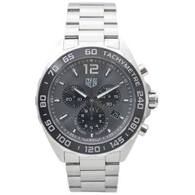 TAG HEUER FORMULA 1 43 QUARTZ GREY DIAL STAINLESS STEEL BOX + PAPERS 2022 REF: CAZ1011.BA0842