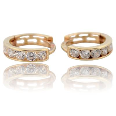 CERCEI ROTUNZI PENTRU COPII DIN AUR GALBEN 14K_130067