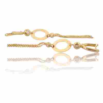 CERCEI LUNGI DIN AUR GALBEN 14K_130069
