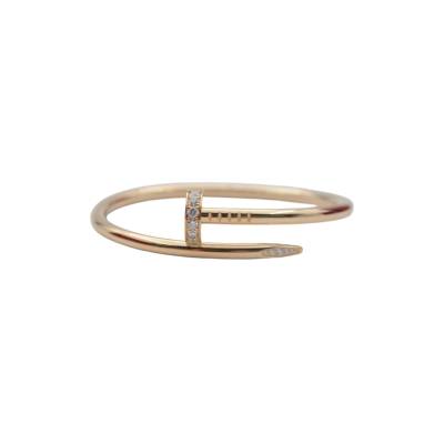 BRATARA CARTIER JUST ON CLOU DIN AUR GALBEN 18K CU DIAMANTE NATURALE FULL SET_116595