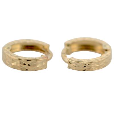 CERCEI ROTUNZI DIN AUR GALBEN 14K_130015