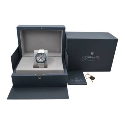  H.MOSER & CIE. STREAMLINER ALPINE DRIVERS & MECHANICS 42.3MM AUTOMATIC PVD STEEL LIMITED EDITION 200 PCS ORIG. BOX REF: 6700-1200
