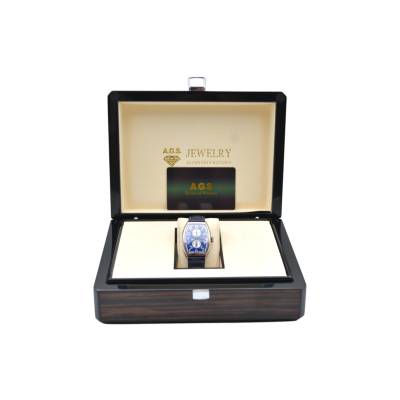 FRANCK MULLER MASTER BANKER 45X32MM WHITE GOLD BLUE AUTOMATIC REF: 5850MB