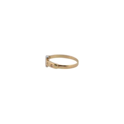 INEL AUR GALBEN SI ALB CU DIAMANTE 18K_114806