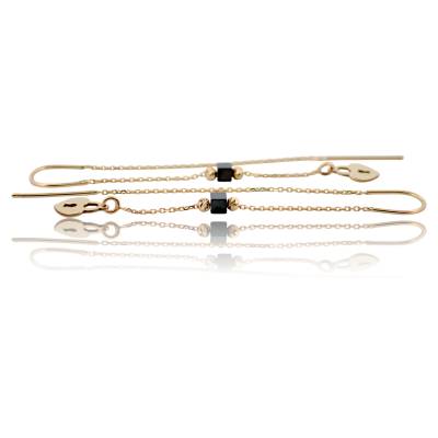 CERCEI LUNGI DIN AUR GALBEN 14K_130134