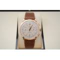 EBERHARD&CO EXTRA-FORT 39MM YELLOW GOLD SILVER MANUAL WINDING VINTAGE REF: 14007