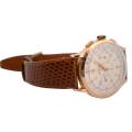 EBERHARD&CO EXTRA-FORT 39MM YELLOW GOLD SILVER MANUAL WINDING VINTAGE REF: 14007