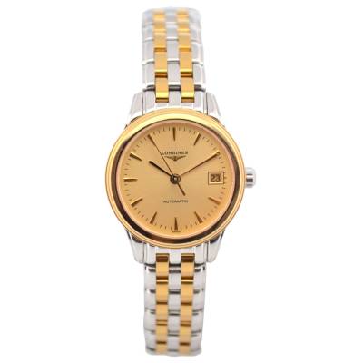 LONGINES FLAGSHIP 26 STAINLESS STEEL CHAMPAGNE DIAL BOX+PAPERS 2022 AUTOMATIC REF: L4.274.3.32.7