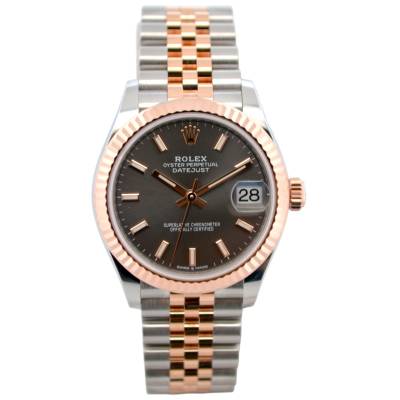 ROLEX DATEJUST 31 TWO TONE GREY DIAL BOX+PAPERS 2020 JUBILEE AUTOMATIC REF: 278271