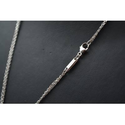 LANT SI PANDANT CHOPARD HAPPY DIAMOND DIN AUR ALB 18K_124222