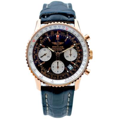 BREITLING NAVITIMER 42 AUTOMATIC ROSE GOLD LIMITED EDITION BOX+PAPERS 2007 R23322