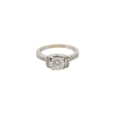 INEL DIN AUR ALB 18K CU DIAMANTE NATURALE
