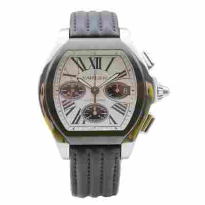 CARTIER ROADSTER CHRONOGRAPH 44X50MM STAINLESS STEEL BOX+PAPERS 2015 REF: 3405