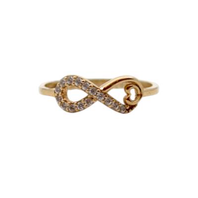 INEL CU MODEL INFINIT DIN AUR GALBEN 14K