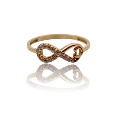 INEL CU MODEL INFINIT DIN AUR GALBEN 14K