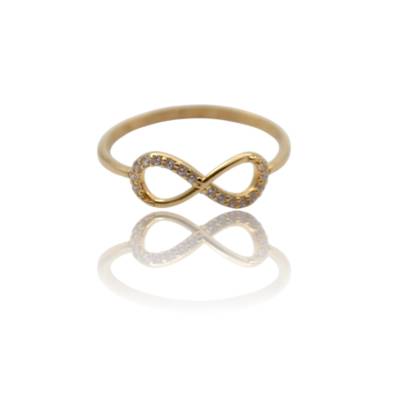 INEL CU MODEL INFINIT DIN AUR GALBEN 14K