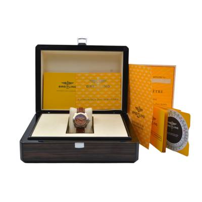 BREITLING GALACTIC COCKPIT LADY 32MM TWO TONE DIAMONDS BRONZE 2008 REF: D71356