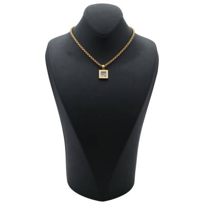 LANT SI PANDANT CHOPARD HAPPY DIAMONDS DIN AUR GALBEN 18K CU DIAMANTE_CSG124