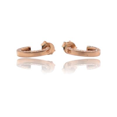 CERCEI CU SURUB DIN AUR GALBEN 14K