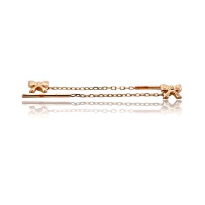 CERCEI LUNGI IN FORMA DE FUNDITA DIN AUR GALBEN 14K