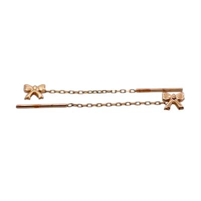 CERCEI LUNGI IN FORMA DE FUNDITA DIN AUR GALBEN 14K